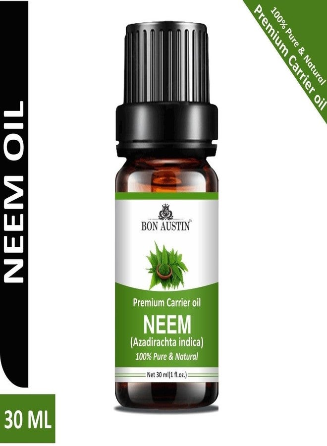 Bon Austin 100% Natural & Pure Neem Premium Carrier Oil For Men & Women - Pack of 4 Bottle of 30ml - Image 3