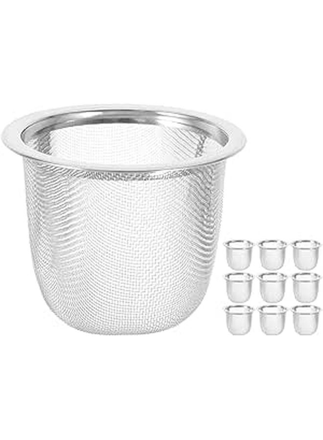 Stainless Steel Tea Infuser 5.8x5cm Reusable Mesh Strainer for Loose Leaf Tea Home Travel - Image 1