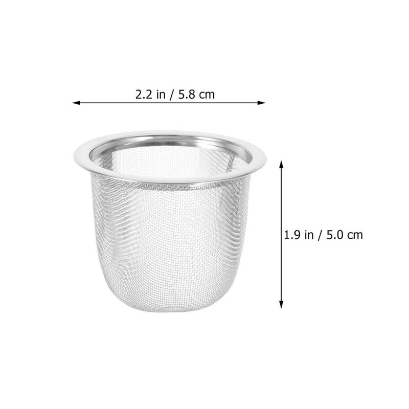 Stainless Steel Tea Infuser 5.8x5cm Reusable Mesh Strainer for Loose Leaf Tea Home Travel - Image 3