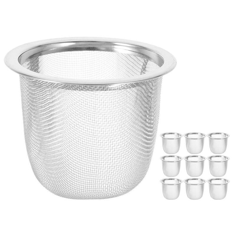 Stainless Steel Tea Infuser 5.8x5cm Reusable Mesh Strainer for Loose Leaf Tea Home Travel - Image 2