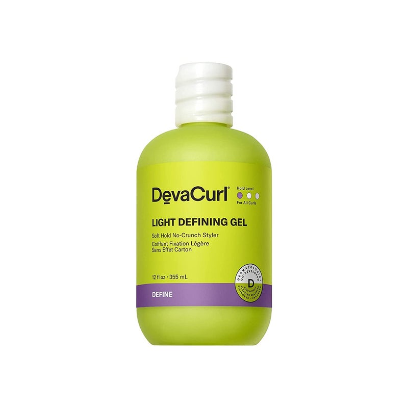 DevaCurl Light Defining Gel – No-Crunch Styler for Soft, Defined Curls, 12 oz - Image 3