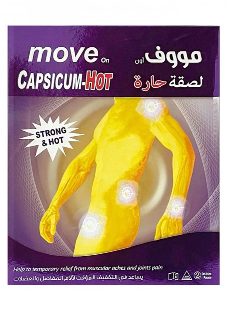 MOVE ON - Two Pieces Of Move On Capsicum Hot Patch - Image 1