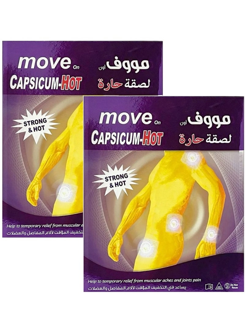 MOVE ON - Two Pieces Of Move On Capsicum Hot Patch - Image 1