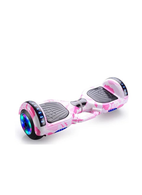 COOLBABY Self-Balancing Electric Scooters Skin Hover Board Sticker Self Balance Hoverboard for Kid With Bluetooth Speakers And Led Lights Wheels with Bag