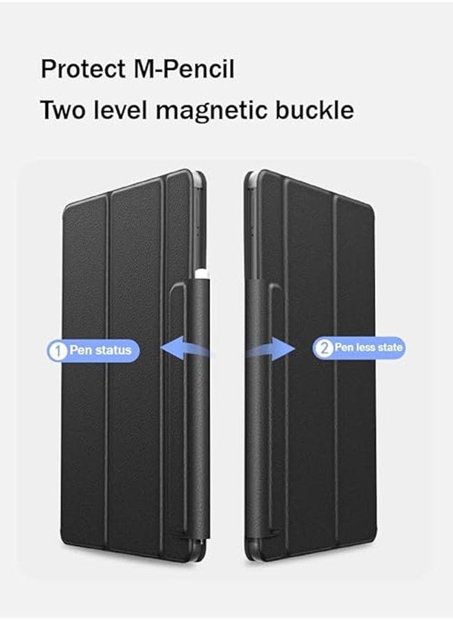 The case is compatible with the HONOR MagicPad 2 12.3-inch 2024 Tablet Case, which can be detached and rotated magnetically, and is anti-bending and drop-proof