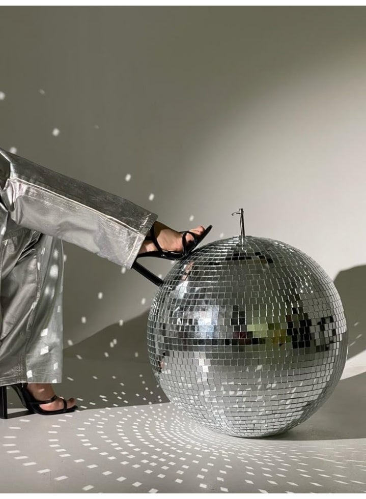 Mado Gallery Disco Ball, Mirror Ball, Ornament Ball 60 CM / 23.6 INCHES (1 Piece), Decoration for Hanging, Home Parties & DJ Dance Clubs Stage, Lighting & New Year celebrations - Image 1