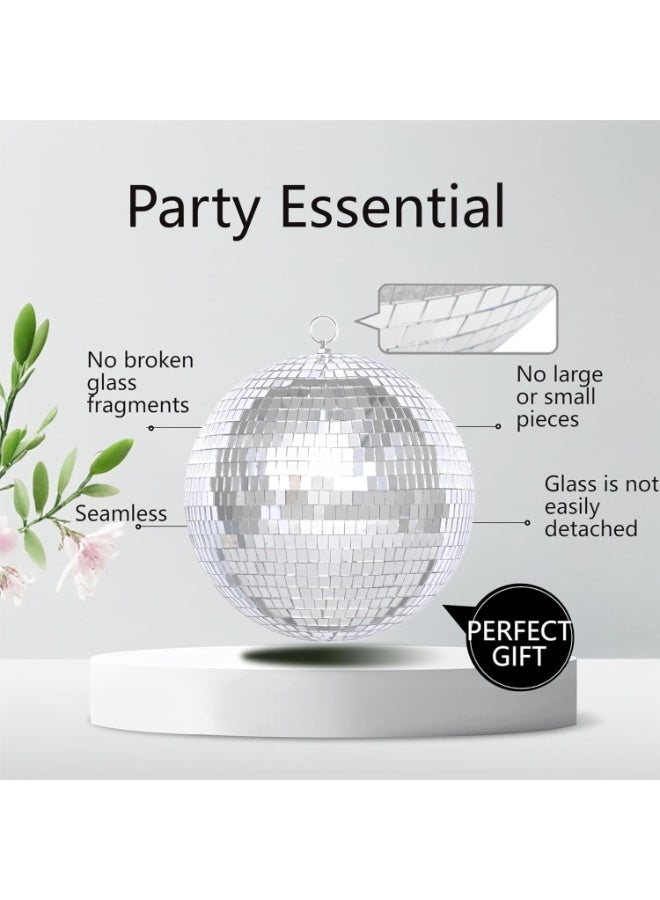 Mado Gallery Disco Ball, Mirror Ball, Ornament Ball 60 CM / 23.6 INCHES (1 Piece), Decoration for Hanging, Home Parties & DJ Dance Clubs Stage, Lighting & New Year celebrations - Image 5
