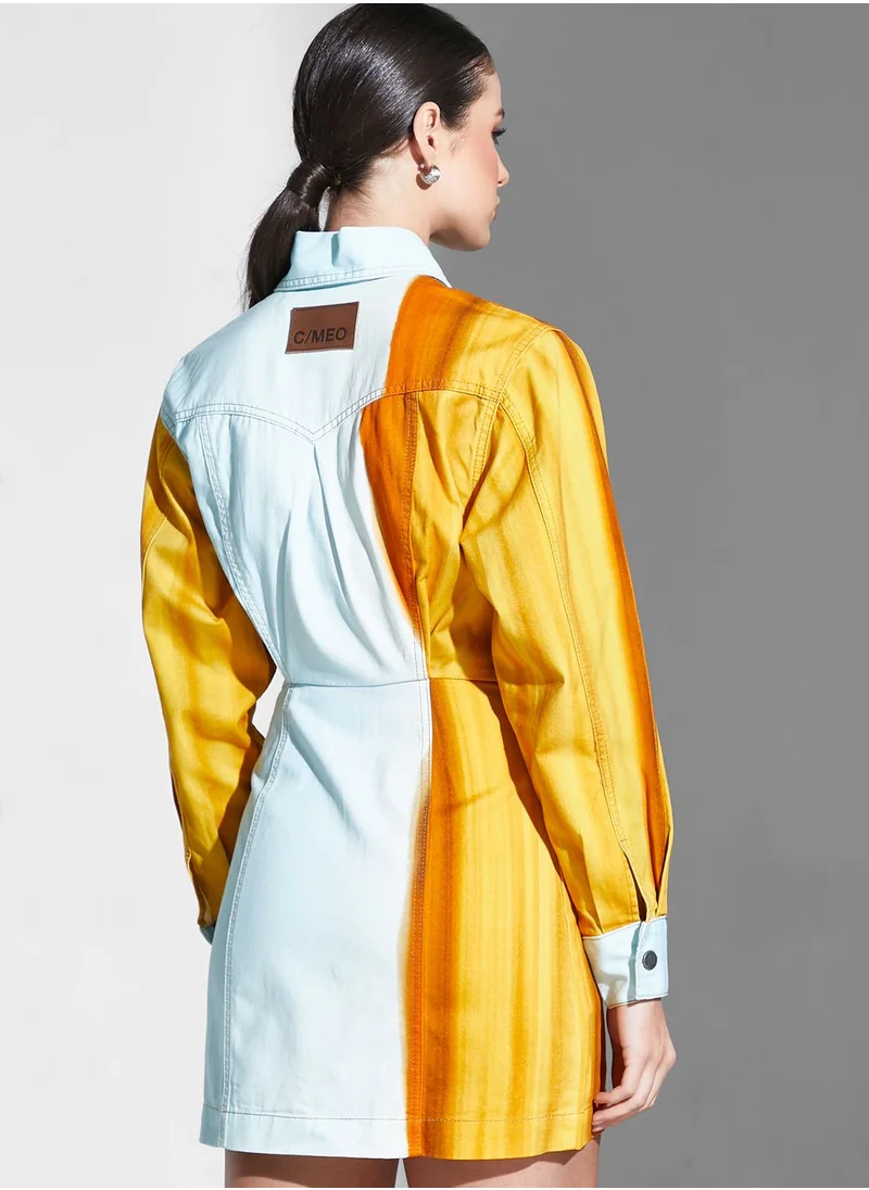 Cmeo collective Colorblock Pocket Detail Dress