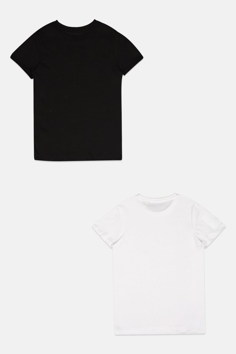 English Laundry Kids Boy 3 Pcs Short Sleeves Plain T-Shirt, Multicolor  - Image 3