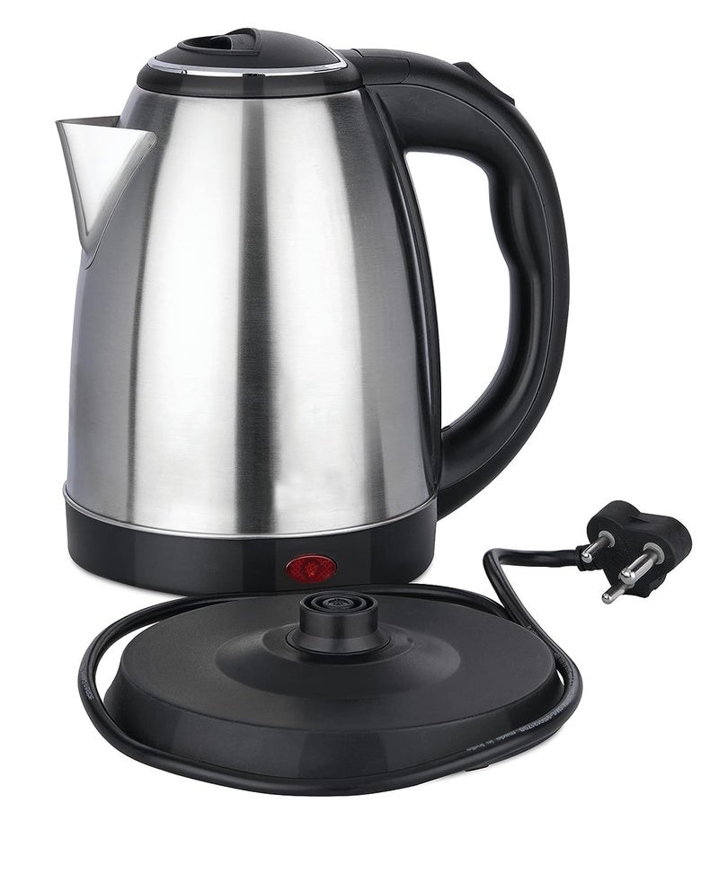 PAUL SONS Stainless Steel Electric Kettle for Instant Water Boiling Use in Hotel Room & Domestic Purpose 1500 Watts, 1.8Litres with Kettle Tray Made of ABS Plastic - Image 5