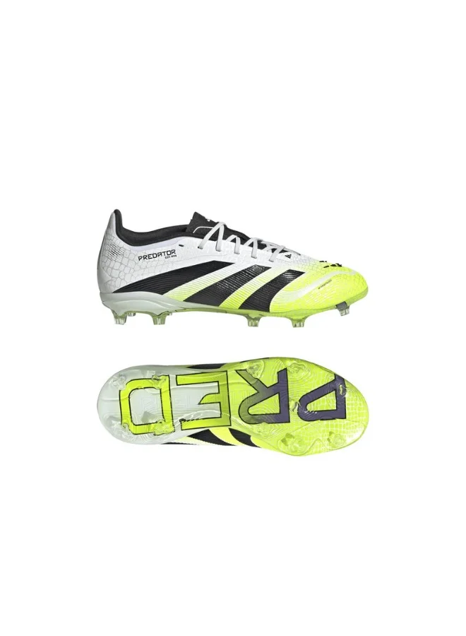 adidas Adidas Predator Elite Fg J U White Football/Soccer Shoes For Kids