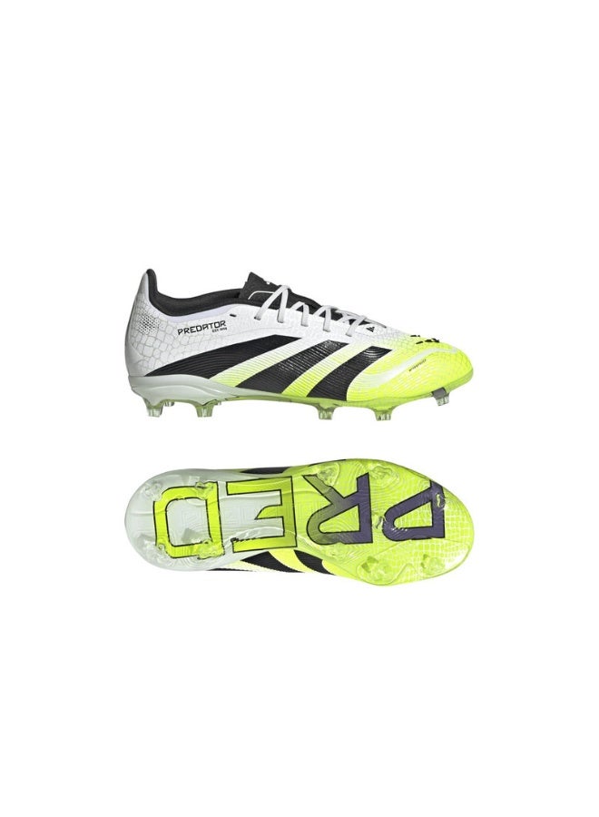 Adidas Adidas Predator Elite Fg J U White Football/Soccer Shoes For Kids - Image 2