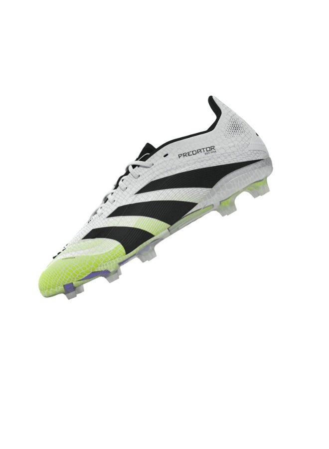 Adidas Adidas Predator Elite Fg J U White Football/Soccer Shoes For Kids - Image 4
