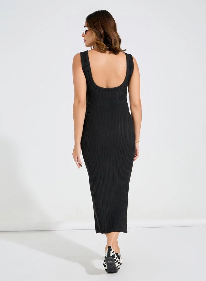 Take Two Ribbed Knit Dress