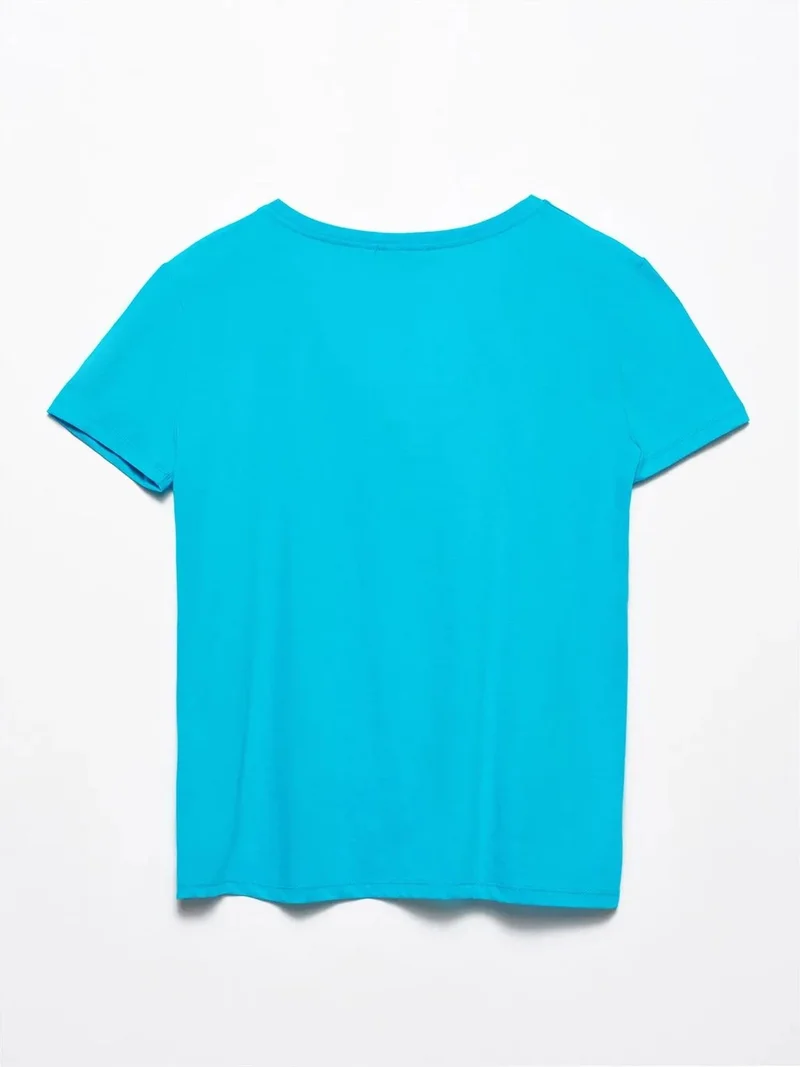 ديلفين Dilvin Women’s Cotton V-Neck T-Shirt