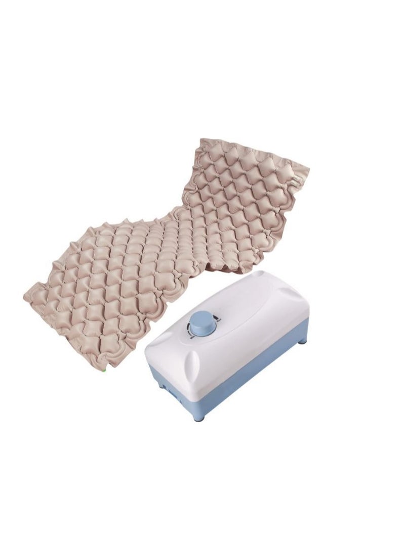 Inflatable PVC Air Mattress with Electric Air Pump, 220 × 90 × 7 cm, Comfortable Air Cushion Mattress for Home Use - Image 1