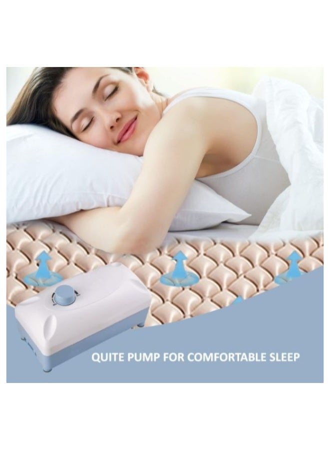 Inflatable PVC Air Mattress with Electric Air Pump, 220 × 90 × 7 cm, Comfortable Air Cushion Mattress for Home Use - Image 3