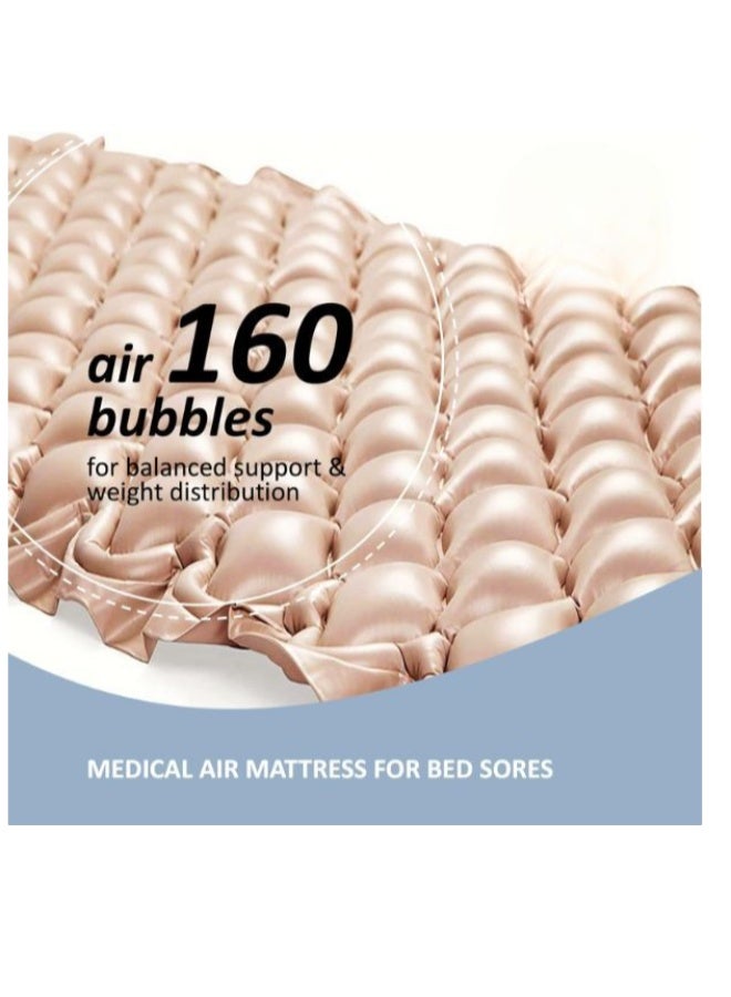 Inflatable PVC Air Mattress with Electric Air Pump, 220 × 90 × 7 cm, Comfortable Air Cushion Mattress for Home Use - Image 2