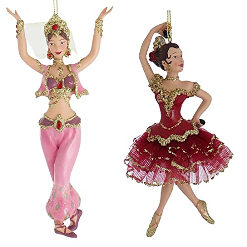 Kurt Adler Resin International Dancer Ornament Set Of 4 - Image 5