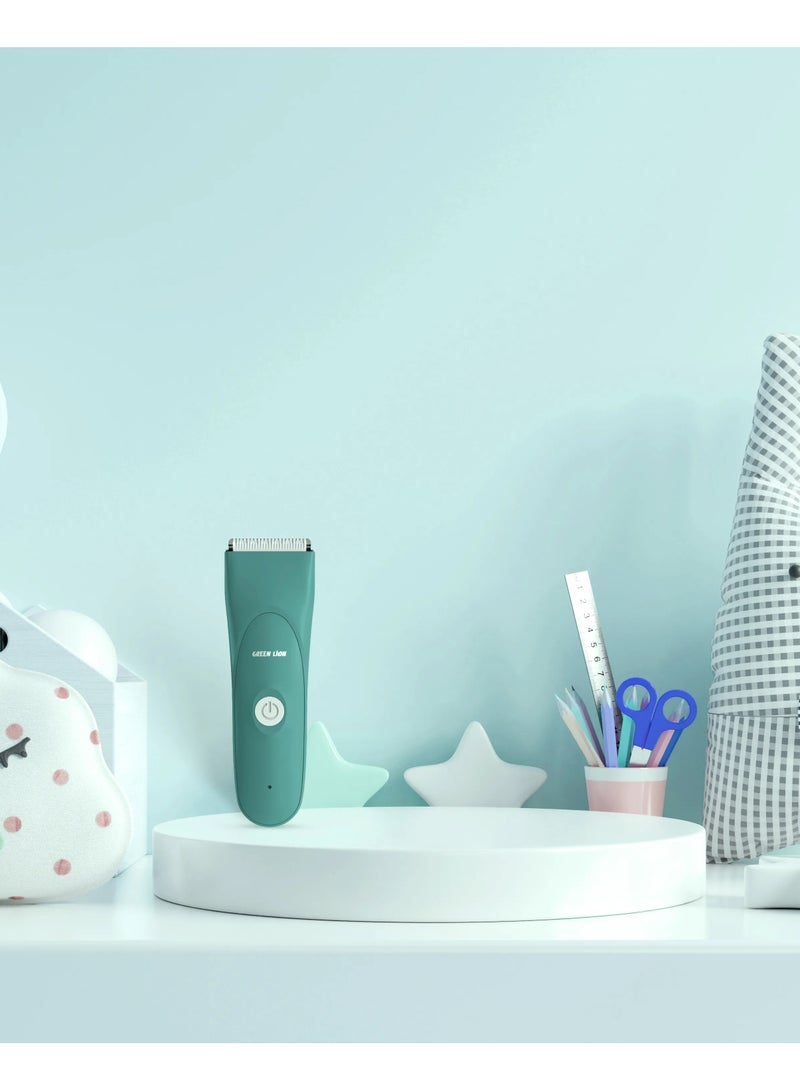 GREEN LION Baby Hair Clipper 600mAh / Hair Trimmer / Baby Hair Grooming Kit / Kids Hair Trimmer - Green - Image 2