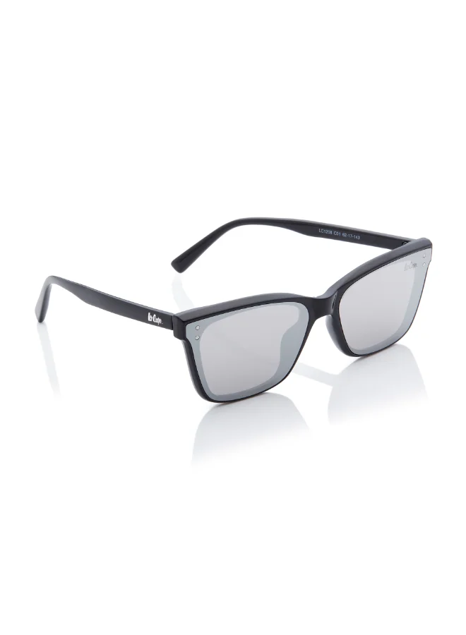 Lee Cooper Pc Sunglasses Black Frame Silver Mirror Mirror Lens 62mm  - LC1208C01