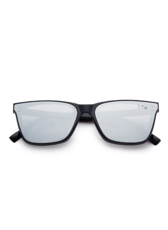Lee Cooper Pc Sunglasses Black Frame Silver Mirror Mirror Lens 62mm  - LC1208C01