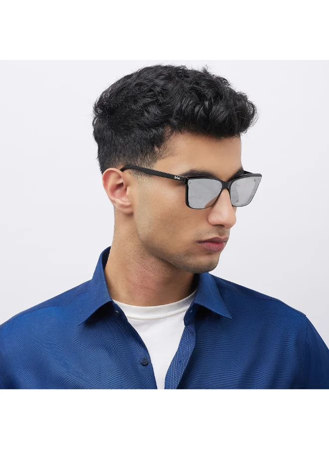 Lee Cooper Pc Sunglasses Black Frame Silver Mirror Mirror Lens 62mm  - LC1208C01