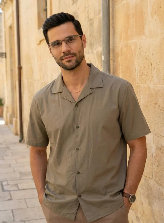 ترولوم Men Comfort Plain Casual Shirt