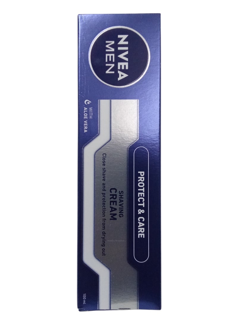 نيفيا كريم الحلاقة بروتيكت اند كلير حماية وعناية للرجال 100مل - Image 3