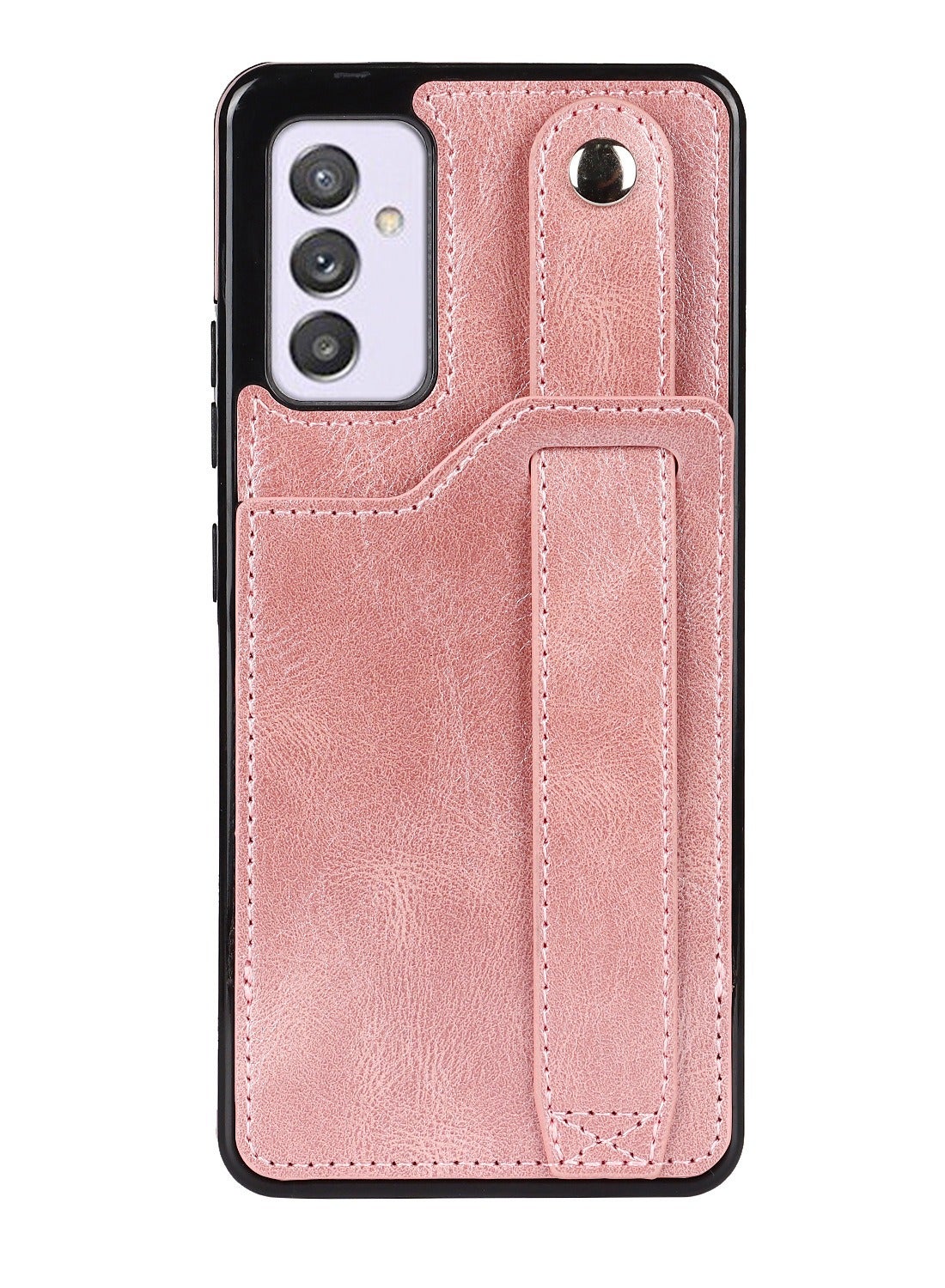 Captaintech Galaxy Note 20 Ultra wallet case, PU leather, wristband leather phone case - color: pink