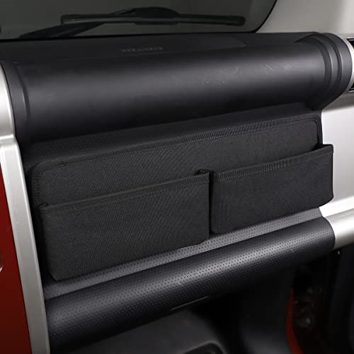 YUECHI For Toyota FJ Cruiser 2007-2021 car center console side outlet storage bag trunk storage box (Main driver + co-pilot storage bag) - Image 5