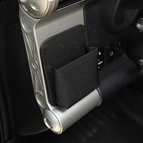YUECHI For Toyota FJ Cruiser 2007-2021 car center console side outlet storage bag trunk storage box (Main driver + co-pilot storage bag) - Image 4