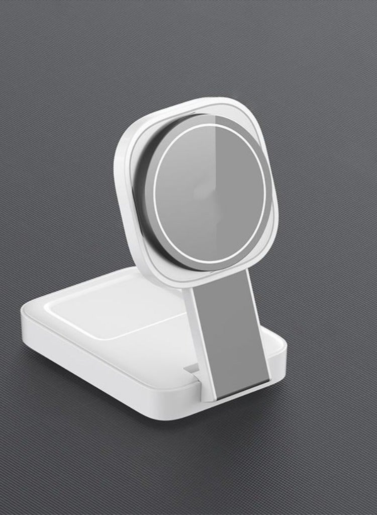 General Magnetic three in one wireless charger for wireless charging (ivory white)  - Image 4