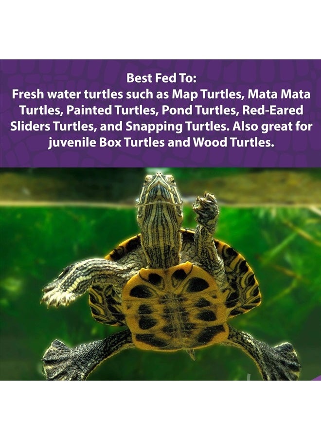 Mazuri Nutritionally Complete Aquatic Turtle Food | Freshwater Formula - 12 Ounce (12 oz) Bag  - Image 3