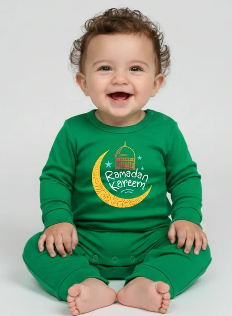 babyqlo Unisex Baby Ramadan Kareem Cotton Festive Romper