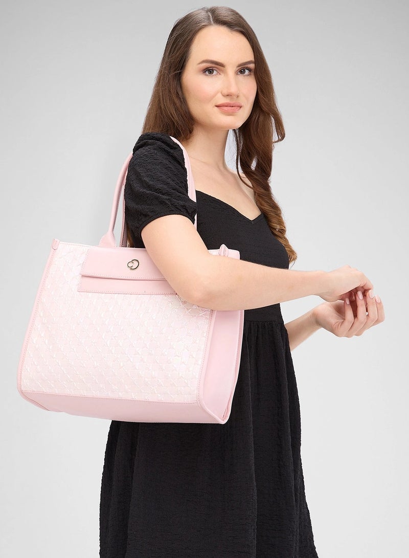 CAPRESE-JOSIE TOTE LARGE BLUSH - Image 4