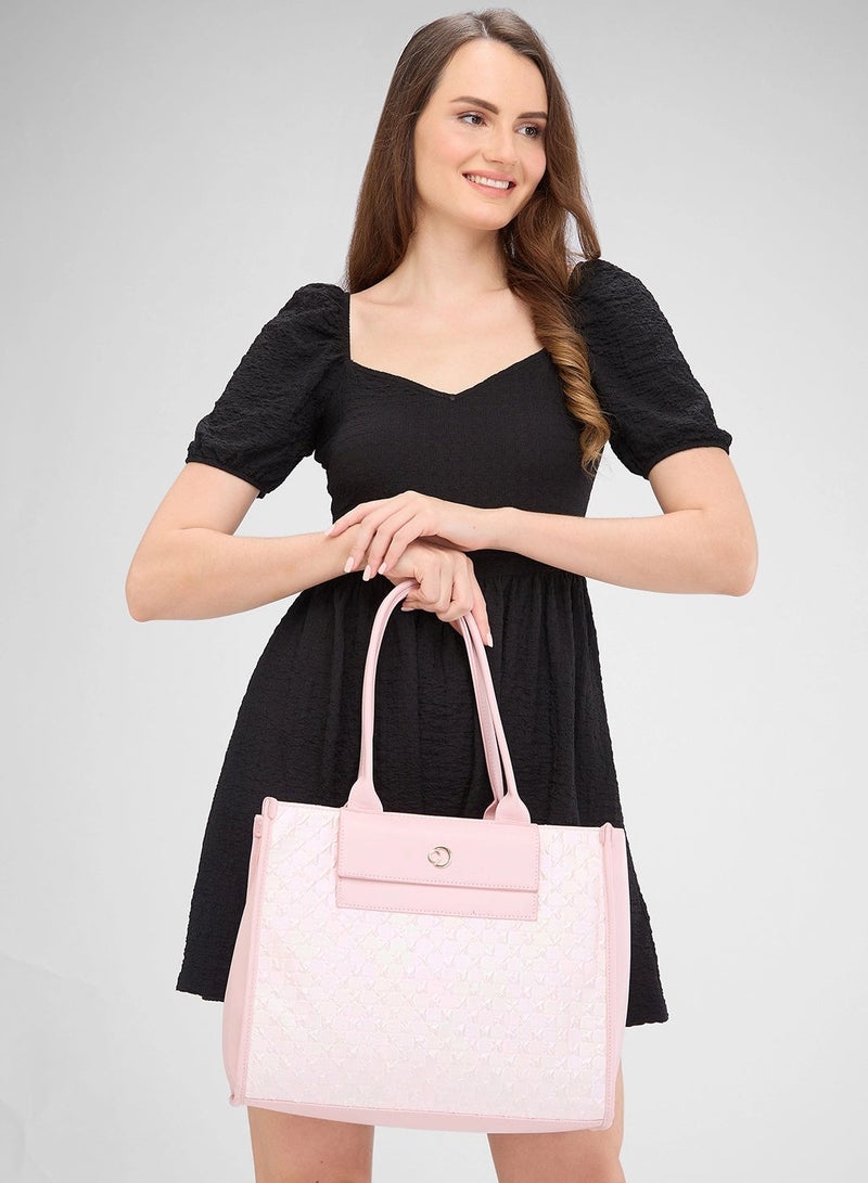 CAPRESE-JOSIE TOTE LARGE BLUSH - Image 3