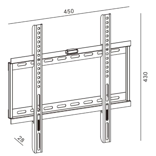 Gadget Wagon 40 to 70" LED TV Wall Mount Bracket | VESA 400 X 400 mm - Image 2