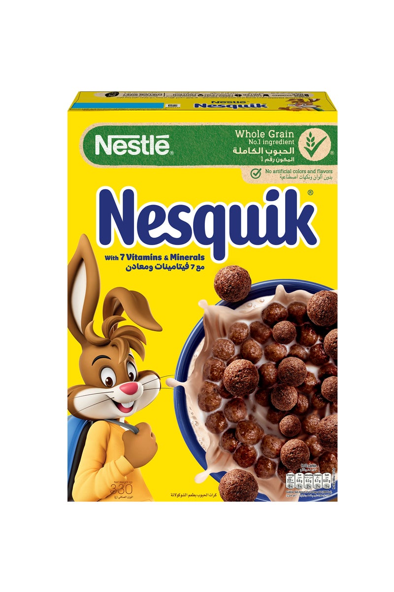 Nesquik Chocolate Cereal Balls 330g - Image 1