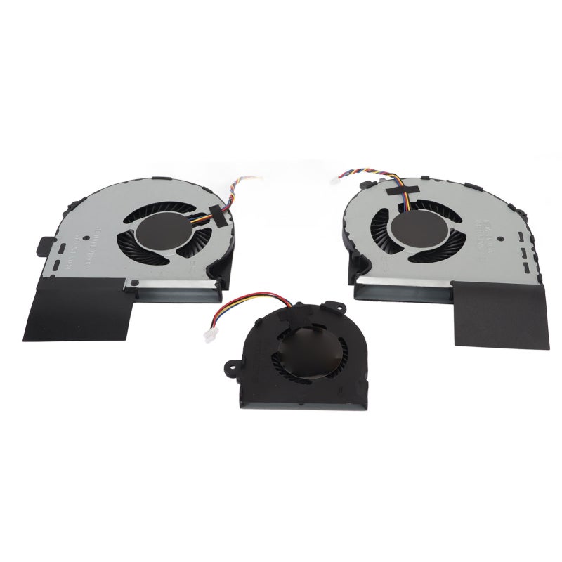 مروحة تبريد وحدة المعالجة المركزية ووحدة معالجة الرسوميات للحاسوب المحمول لجهاز Asus ROG STRIX GL703GS DS74 - مروحة مشعاع بديلة عالية المتانة بأربعة دبابيس للحواسيب المحمولة المخصصة للألعاب - Image 1