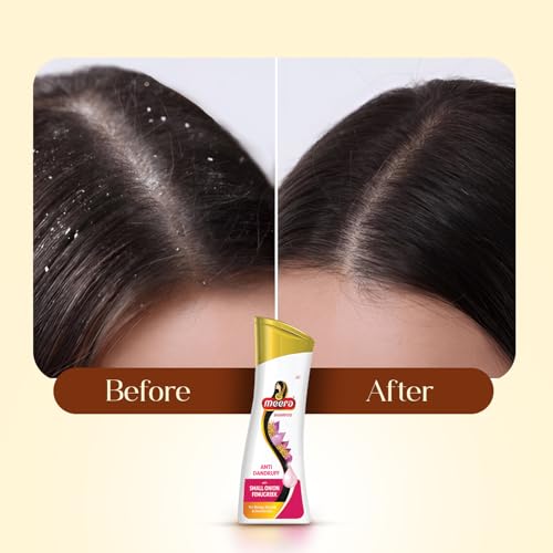 Meera Anti-Dandruff Shampoo, With Small Onion and Fenugreek, 180 ml - Image 2