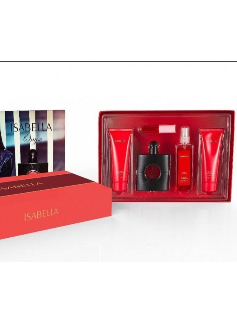إيزابيلا طقم هدايا عطر ولوشن فاخره مكون من 5 قطع