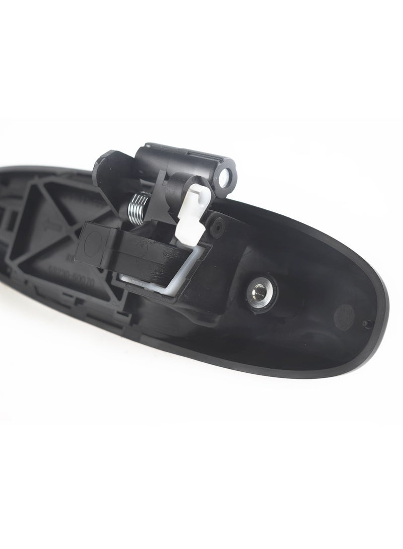 Machter Rear Right Outer Door Handle Compatible With Toyota Landcruiser 100 Series Black 1998-2007  - Image 4