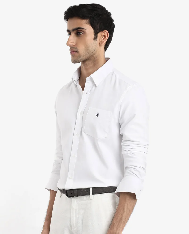Rare Rabbit Men's Button-Down Formal Plain Shirt