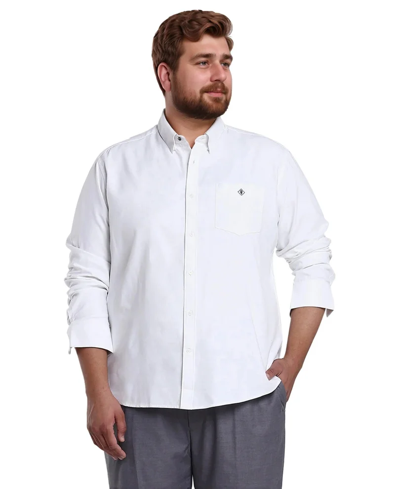 Rare Rabbit Men's Button-Down Formal Plain Shirt