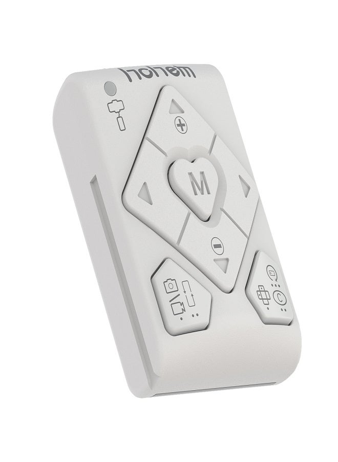 هوهم جهاز تحكم عن بعد لاسلكي بتقنية البلوتوث HRT-03 من هوهيم، متوافق مع مثبت الكاميرا الذكي iSteady XE/X2/V2/V2s/M5/M6/MT2/Q/Pro 4/Mobile+، بمدى إرسال يصل إلى 10 أمتار. - Image 2