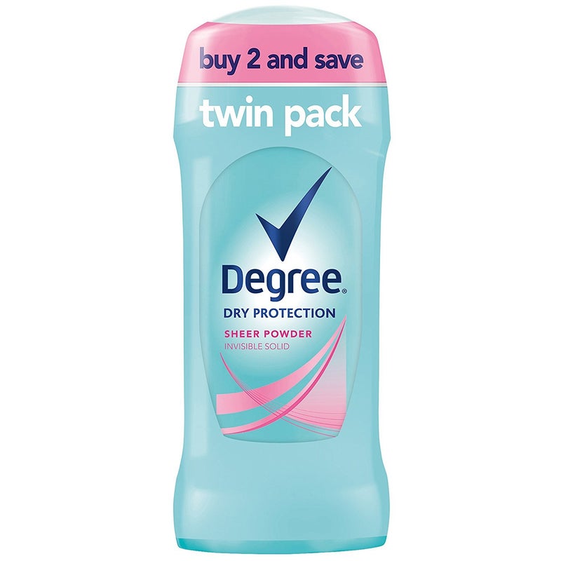 Degree Antiperspirant Deodorant 48Hour Sweat and Odor Protection Sheer Powder Antiperspirant for Women 26 oz 6 Twin Packs