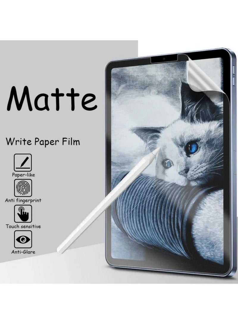 1pcs Paper Feel Film For Huawei MatePad SE 11 2024 AGS6-W09 Matte PET Drawing Paper Film Screen Protector Anti Glare Anti Fingerprint Bubble Free High Sensitivity Writing Film  - Image 4