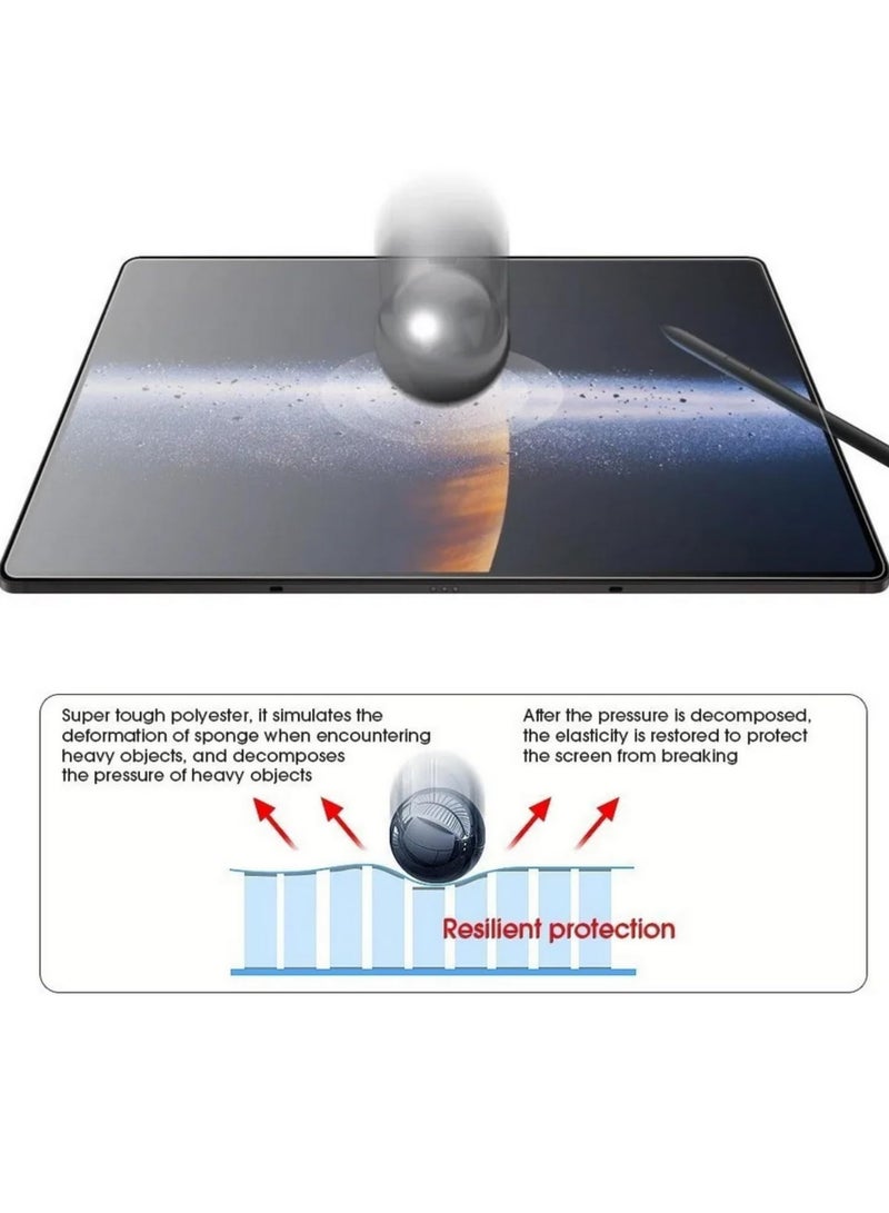 1pcs Paper Feel Film For Huawei MatePad SE 11 2024 AGS6-W09 Matte PET Drawing Paper Film Screen Protector Anti Glare Anti Fingerprint Bubble Free High Sensitivity Writing Film  - Image 2