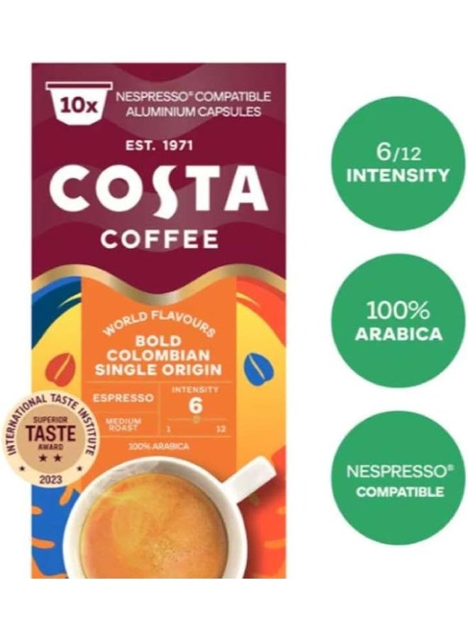 كوستا كوفي قهوة كوستا اسبريسو كولومبية محمصة - Image 4